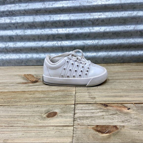 K-Swiss Toddlers Athletic All White Shoes Size 3.5 - Picture 6 of 8